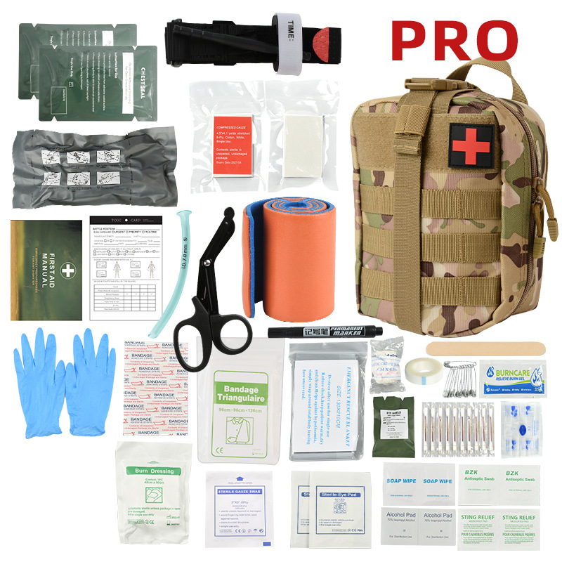 Military Field PRO First Aid Kit Travel Survival Tools Set Survival Emergency Kit EDC Camping Gear