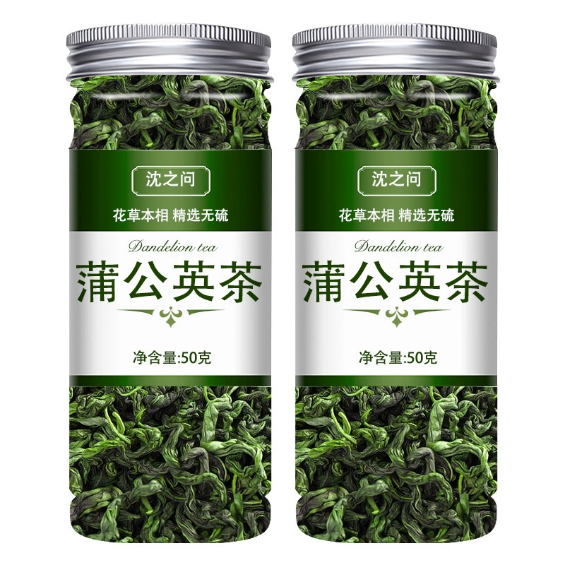 Чай из одуванчика 50г/банка оптом, различные комбинации травяных чая в банках, прямые продажи с фабрики