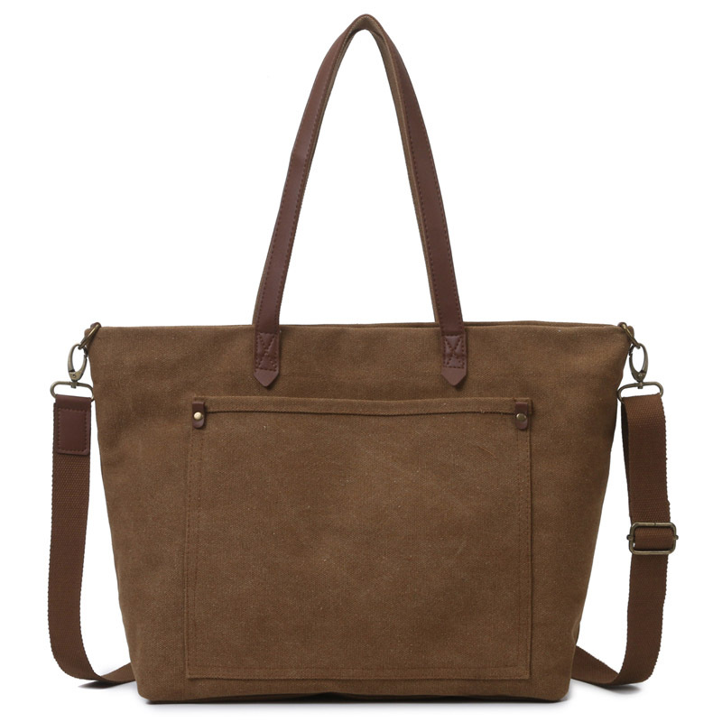 Bolso de lona bolso de mensajero de un solo hombro femenino japonés retro de gran capacidad bolso de computadora de trabajo bolso de herramientas bolso de viaje bolso de viaje