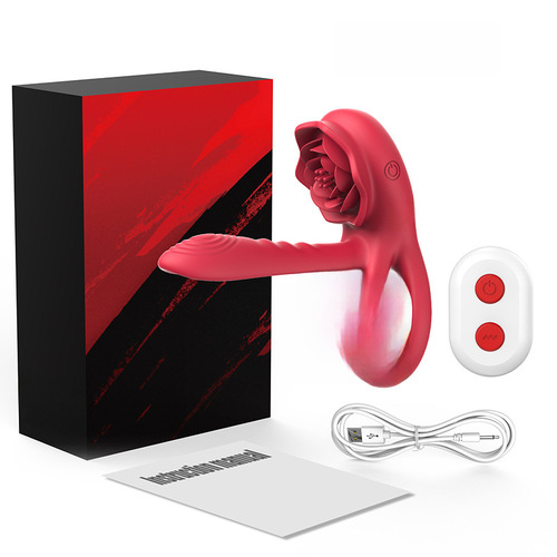 Dream Horse Tanhua Remote-Controlled Vibrating Ring, Rechargeable, Waterproof, Couples' Orgasm-Enhancing, Locking & Sperm-Preserving Wearable Ring, Masturbation Device, Silicone