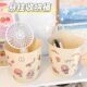 Hanging storage bucket desktop makeup brush storage bucket pen holder student dormitory wall hanging stationery storage box trash can