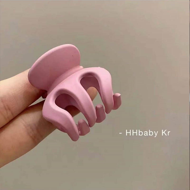日系高级可爱い透白ポイントファッション多発甘い量大きいサイズ后头部サメ少女ヘアクリップ髪饰り|undefined