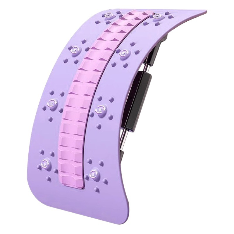 Ángulo ajustable lumbar calmante Dispositivo de estiramiento de la cintura corrección de la columna vertebral masajeador de espalda columna equipo de ejercicio