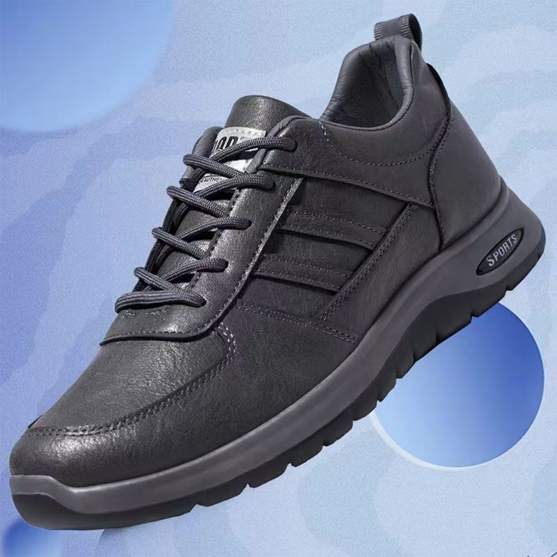 Comercio exterior zapatos de hombre otoño nuevo cuero impermeable transpirable ligero zapatos casuales juveniles moda al aire libre zapatos deportivos para hombre