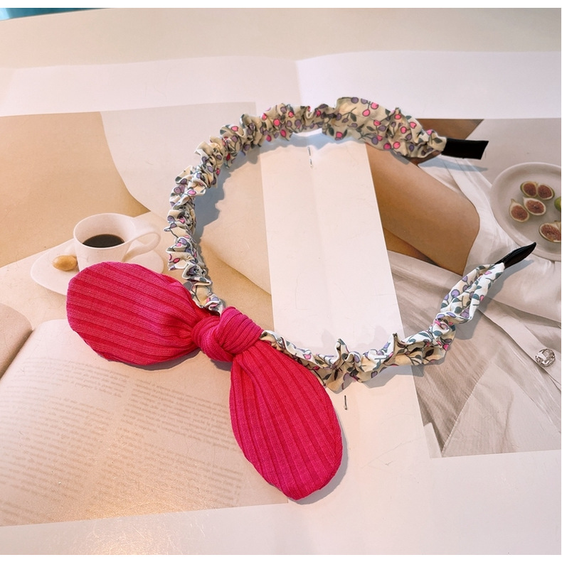 Fashion Floral Three-dimensional Bowknot Headband display picture 16