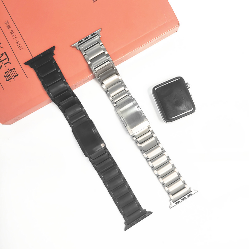适用苹果applewatch Ultra钛表带 iwatch7/6/5/4智能手表金属表带详情10