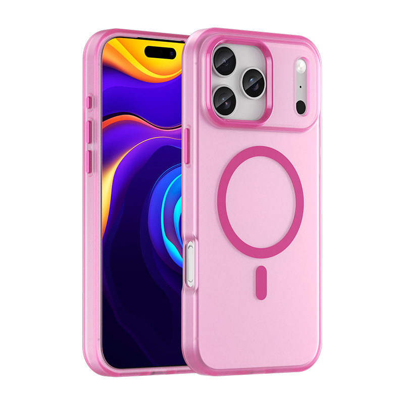雾面肤感磁吸适用iPhone17Promax手机壳彩色磨砂苹果17Air保护套|undefined