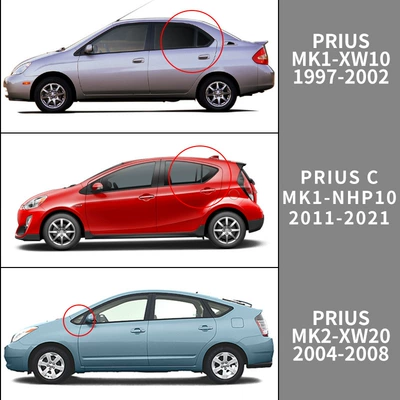 Side Window Deflector PRIUS Window – Rain shield