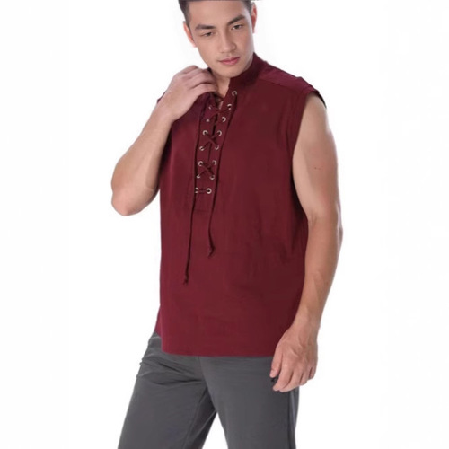 New 2025 Halloween COS Costume Casual Vests Medieval Clothing Retro Short Jacket Anime Merchandise