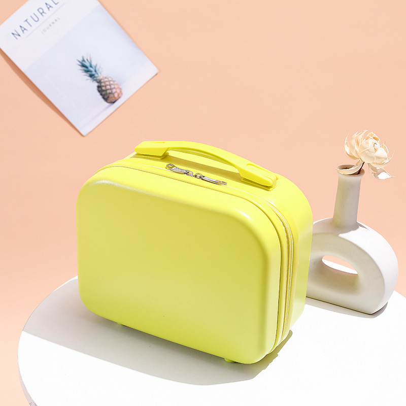 Bolsa de cosméticos de gran capacidad portátil Corea del Sur simple caso cosmético Portátil Bolsa de lavado de 14 pulgadas bolsa de almacenamiento de maquillaje multifuncional