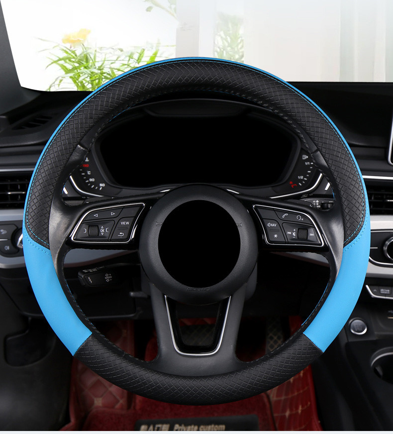 Large and Small Trucks, Light Trucks, Heavy Trucks, Buses, Four-Season Universal Steering Wheel Cover 40-42-45-47-50cm