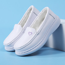 护士鞋女春夏季真皮厚底软底透气工作专用医护鞋批发现货一件代发