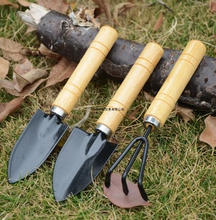 Flower Planting Tools for Home Gardening, Gardening, Soil Loosening, Flower Shovel, Potted Flower Planting Tools, Three-Piece Set of Small Shovels