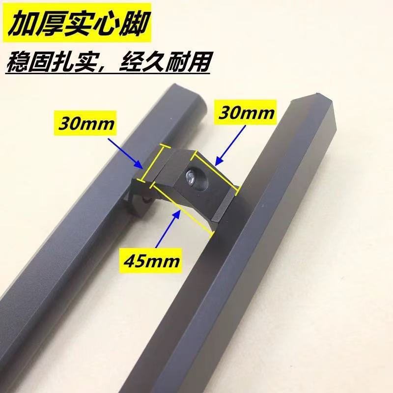 アルミ合金製ハンドル、店舗用ドア、黒色の手すり、取っ手、枠付きガラスドア、卸売、耐久性、モダンでシンプルなスタイル|undefined