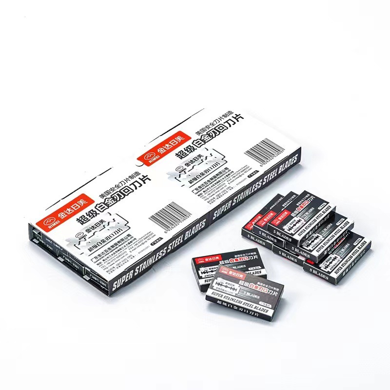 Supply Jinda Japan-US 2301 Platinum Blade Double-sided Blade Super Sharp Razor Blade 100 Card
