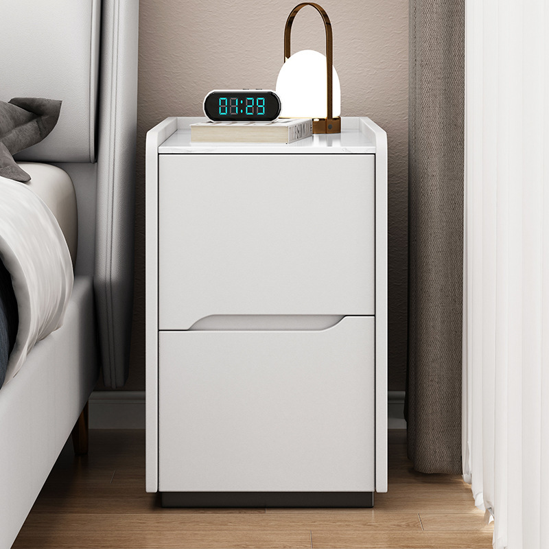 Super estrecha simple moderna meseta de cabecera lujosa alta sensación de madera sólida pequeña cama gabinete ultra estrecho gabinete de hendidura del dormitorio pequeño gabinete