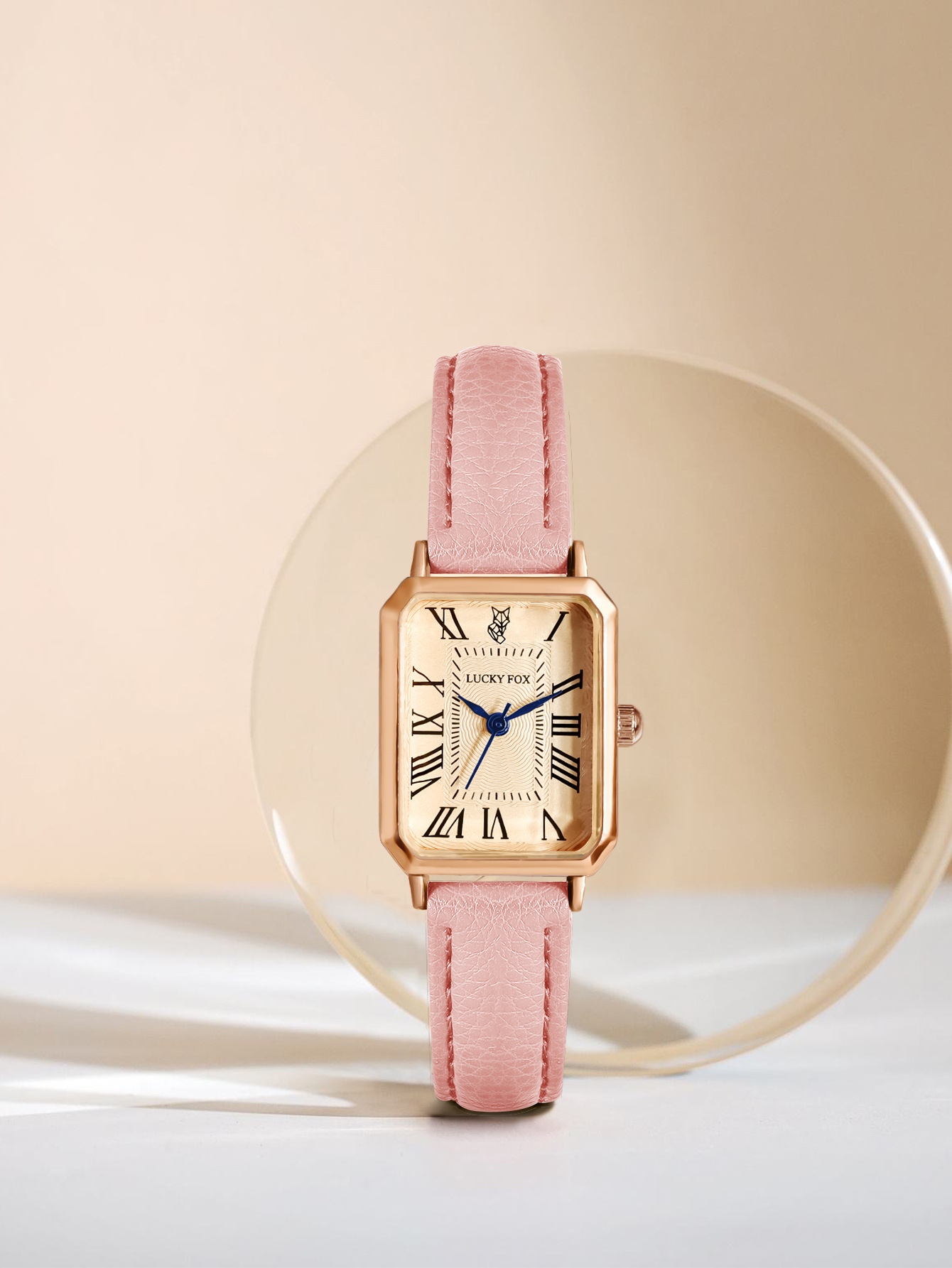 LUCKYFOX retro small dial women's watch new sports small rectangular watch simple daily quartz watch