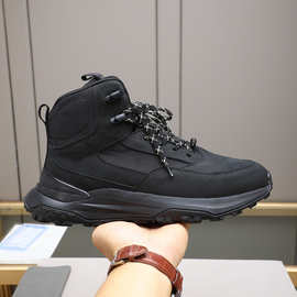 短靴男士2026秋冬季新款东北棉鞋加绒保暖雪地靴运动休闲高帮男鞋