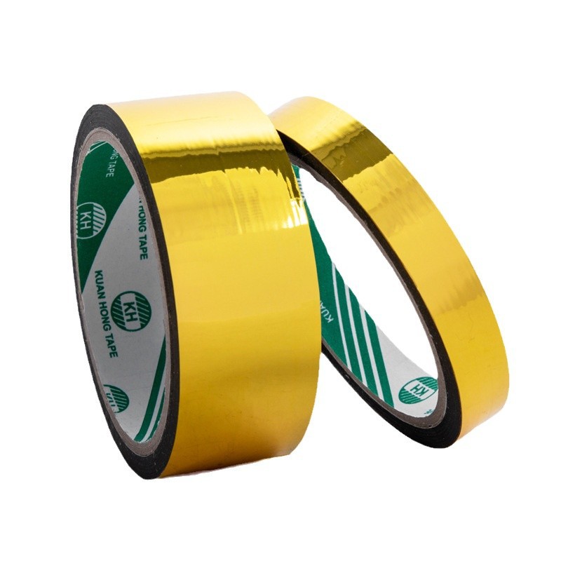 En stock láser Cinta de Oro reflectante DIY cinta decorativa de oro suministro directo de fábrica cinta de color láser al por mayor
