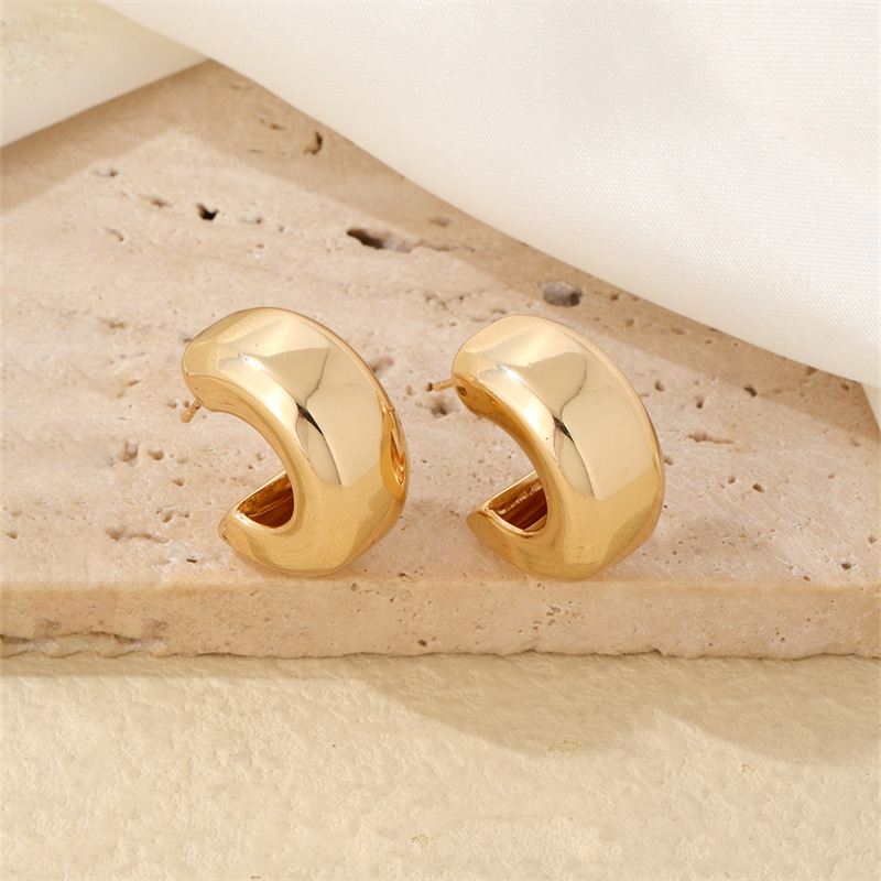 Men's Hip-hop Earrings Double Sided Trendy High End Jewellery_voghion.com