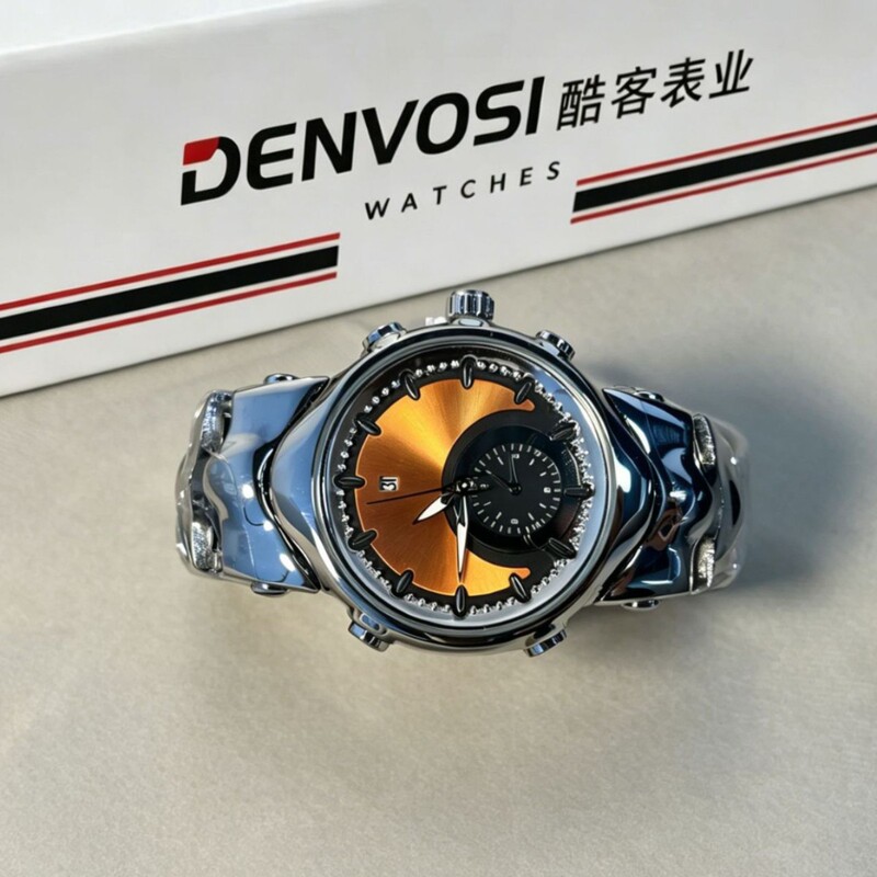 Wholesale Cross-Border Hot-Selling Vintage Y2K Millennium Alien-Style Original Designer Non-Mechanical Retro Men's Fashion Watch Wholesale Cross-Border Hot-Selling Vintage Y2K Millennium Alien-Style Original Designer Non-Mechanical Retro Men's Fashion Watch