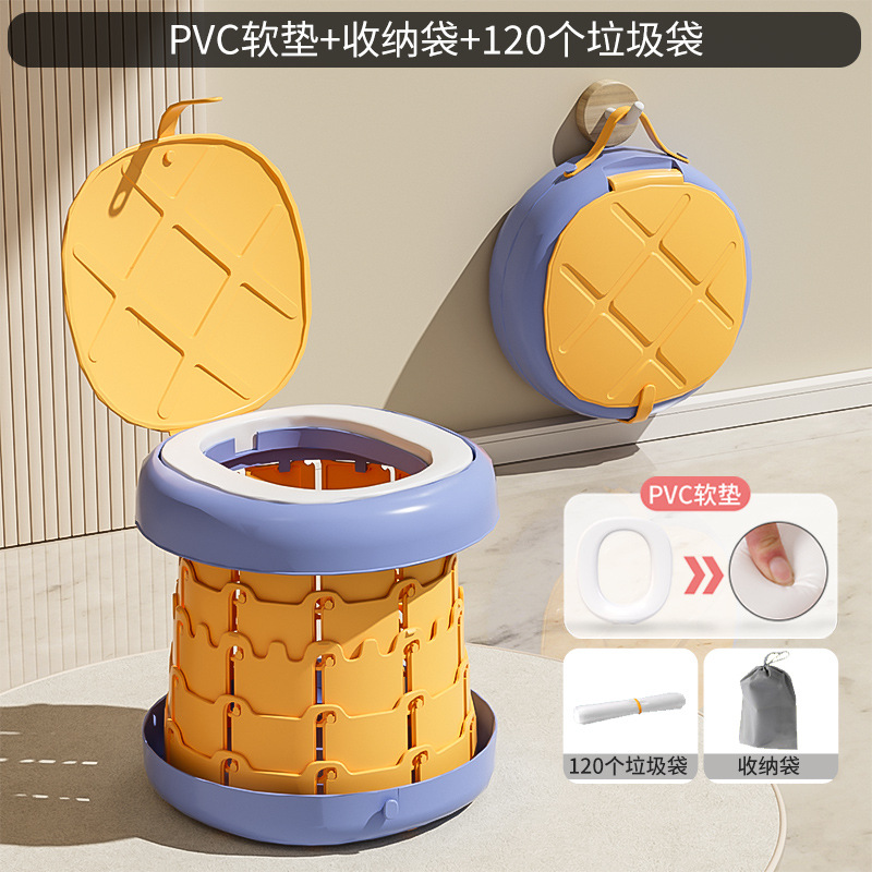 Inodoro plegable para niños orinal portátil para hombres de los niños orinal al aire libre inodoro de viaje para bebé