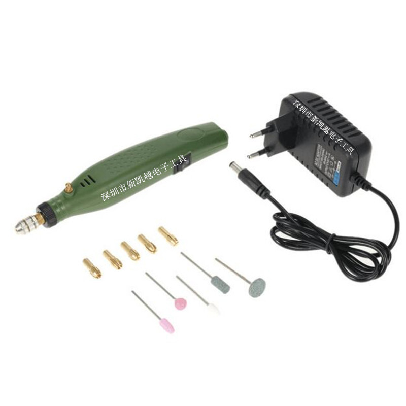小型电磨玉石雕刻机电磨套装微型迷你电钻抛光工具家庭DIY制作