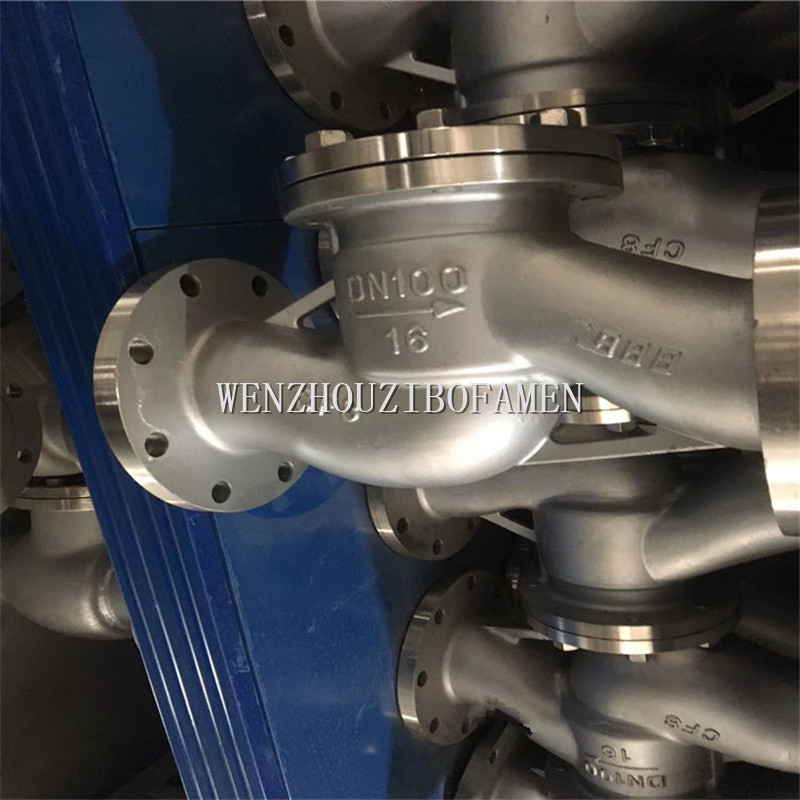 升降式卧式不锈钢止回阀 H41W-10PH41W-10R H41W-10RL 法兰逆止阀