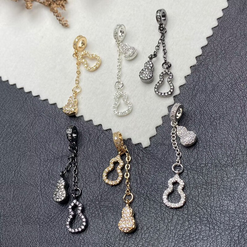 ひょうたんペンダント Fulu 手作り diy14k クリスタルブレスレットブレスレットジュエリーアクセサリーダイヤモンド高色保持ビーズ|undefined