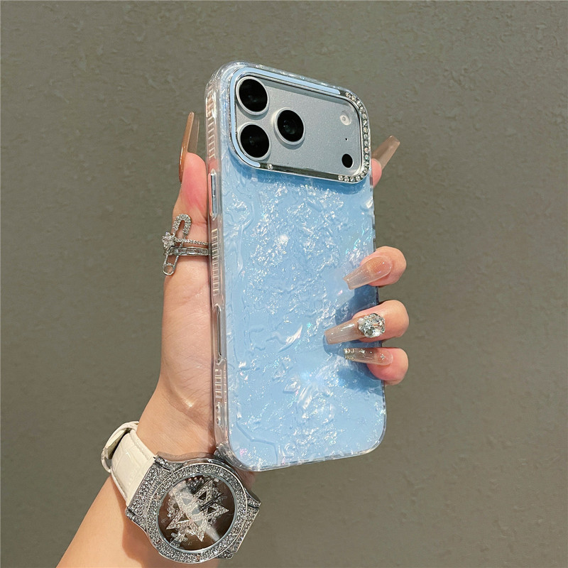 Starry Sky Glitter Shell Suitable for iPhone 17 Pro Max, Light Luxury Diamond Phone Case, Apple 16 High-End Anti-Drop Starry Sky Glitter Shell Suitable for iPhone 17 Pro Max, Light Luxury Diamond Phone Case, Apple 16 High-End Anti-Drop