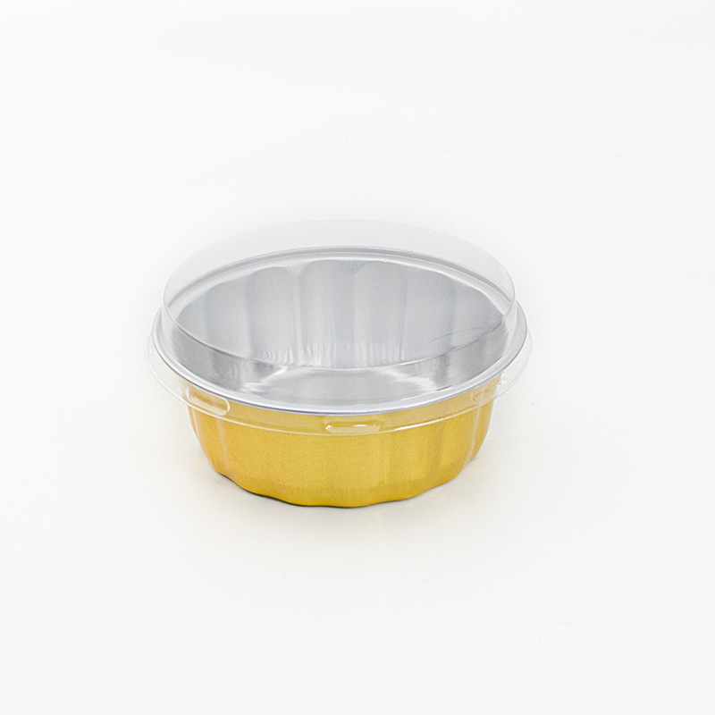 골드 + 낮은 플랫 커버, 원형, 알루미늄 호일 235ML