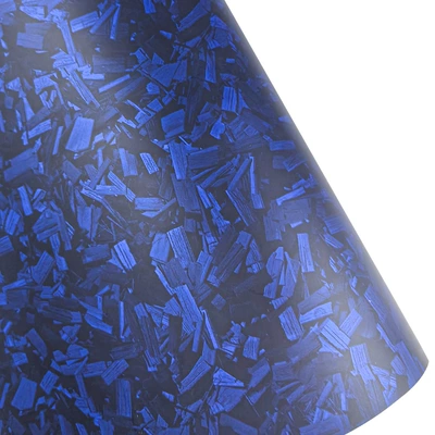 Auto Color Change Film — Body Interior Modification Sticker Film - matting-flower-carbon-blue-30cm50cm