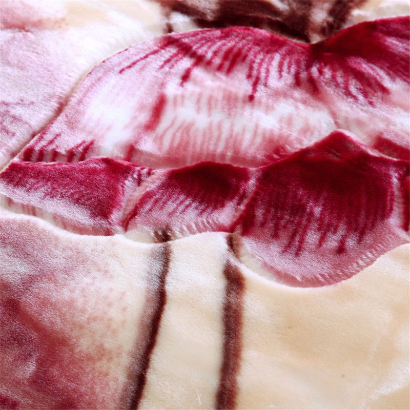 웨딩 축제 담요 겨울 담요 퀼트 2025 새로운 폭발 RASCHEL 학생 담요 더블 레이어 두껍게