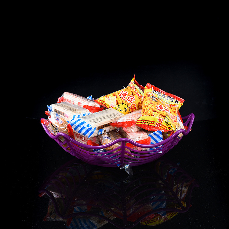 Decoración de Halloween araña bandeja decoración bar suministros ktv creativos dulces galletas frutas telaraña bandeja