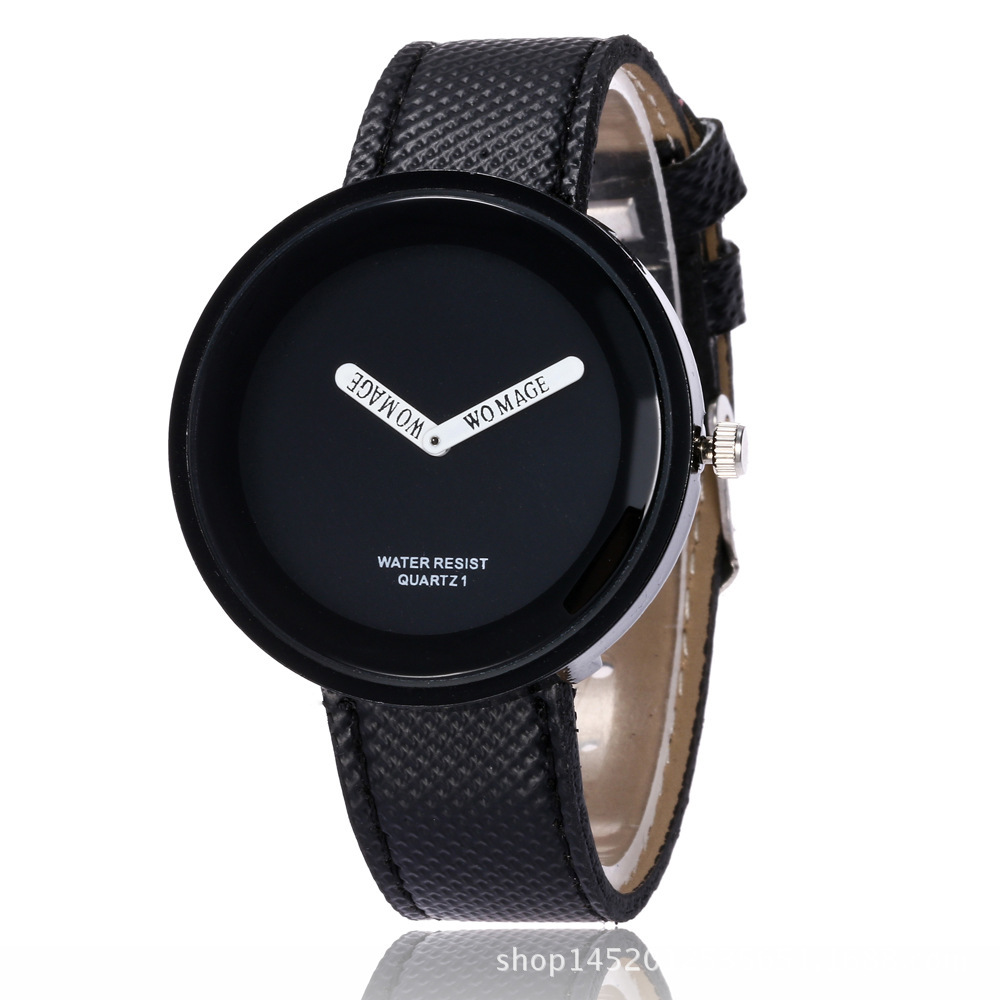 Solid Color Pattern Casual Solid Color Buckle Quartz Women's Watches