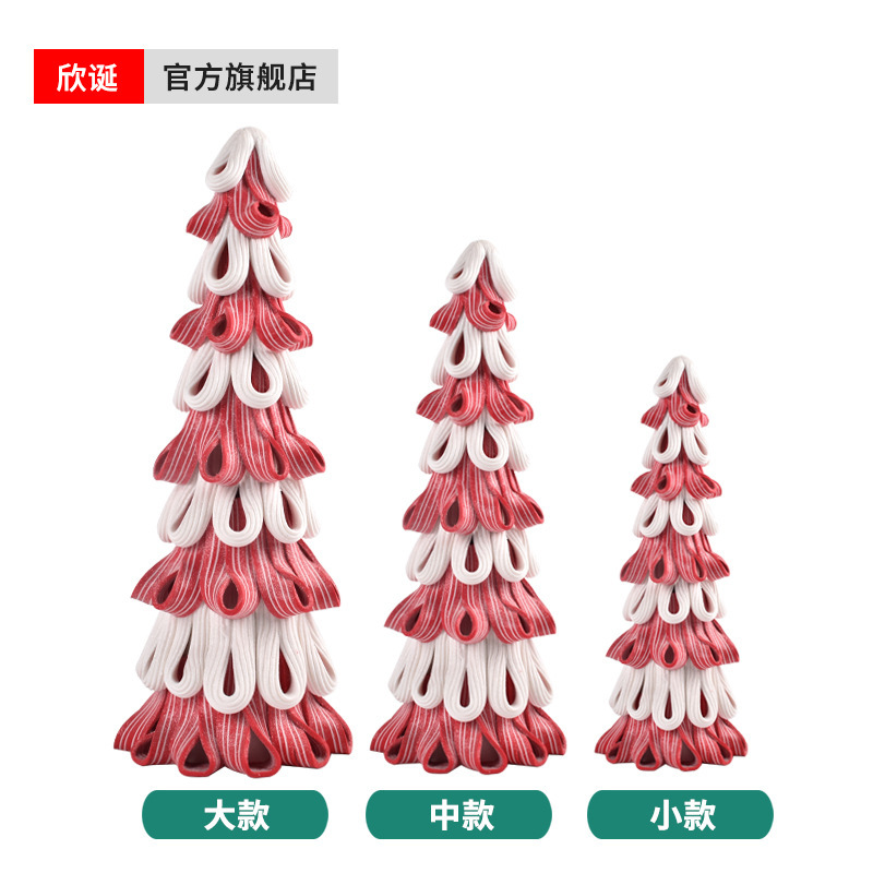 Decoraciones navideñas escritorio para el hogar adorno de color caramelo de cerámica suave estilo nórdico decoración de la escena de la ventana regalos de Navidad image 17