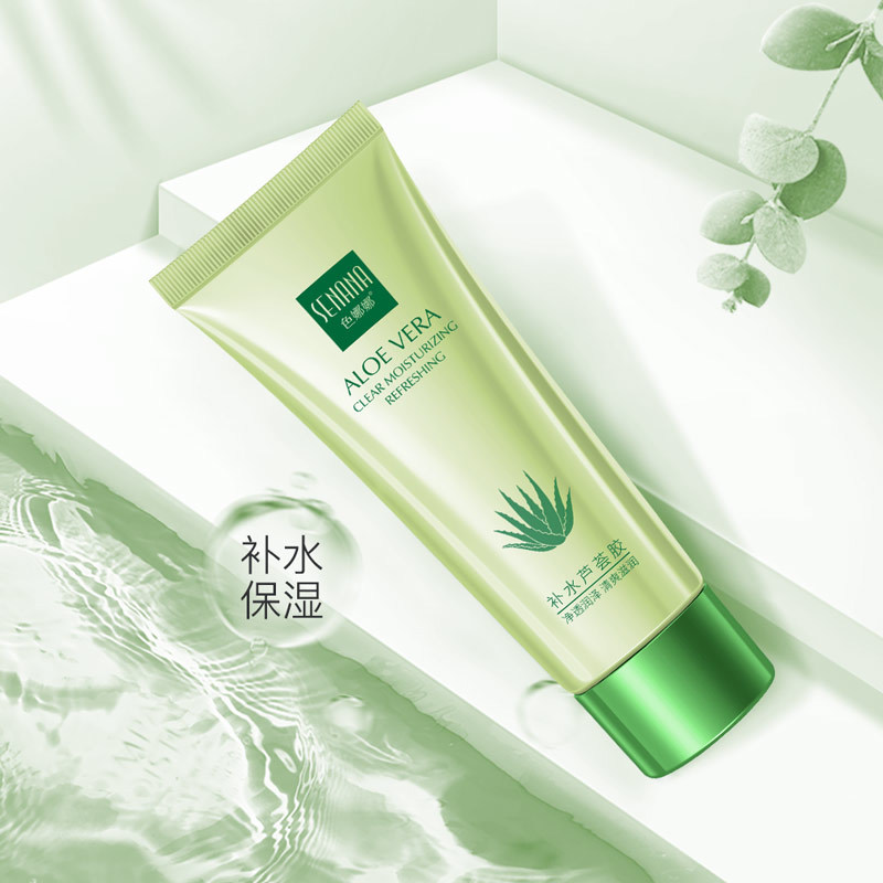 Sena Aloe Vera Gel Hidratante Hidratante e Hidratante Cuidado de la piel Mejora la sequedad Cuidado después del sol Fabricante de gel portátil al por mayor image 2