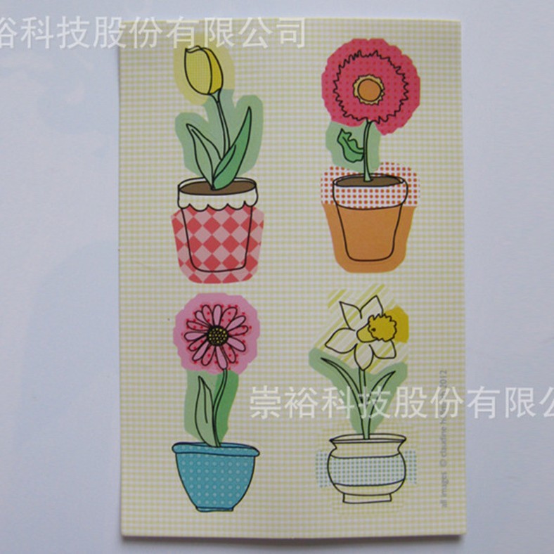 儿童卡通香味贴纸 铜版纸不干胶刮刮香味贴纸 各种香味