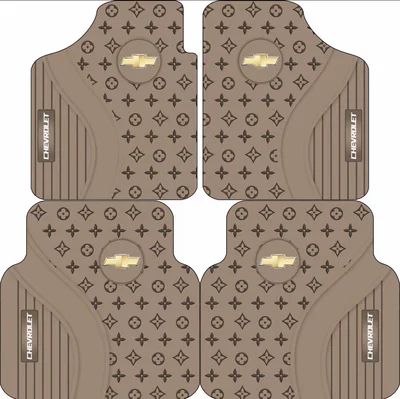 Avtomobil döşəmə paspasları, Quick-Drying, Wear-Resistant, Durable, Dirt-Resistant - chevrolet-classic-a-model-5050cm-upgraded-version-of-diatom-mud-in-the-back-row