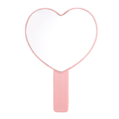 Love handle mirror wholesale printable LOGO handheld makeup mirror cute small mirror portable beauty mirror gift mirror