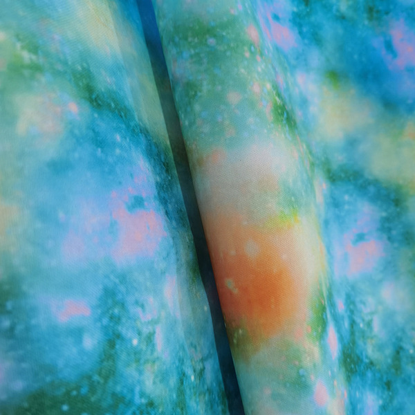 Heat transfer printing process Polyester tie-dye composite fabric…