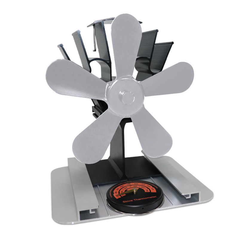 Ventilador de pared ventilador térmico al aire libre hielo pesca calefacción estufa Amazon energía térmica chimenea ventilador mini ventilador térmico