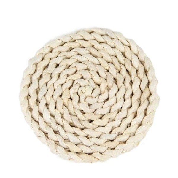 Juego de adornos de pared de paja tejido de paja tejido a mano hierba de calabaza hierba colgante de piel de maíz colgante de pared folklore bohemio