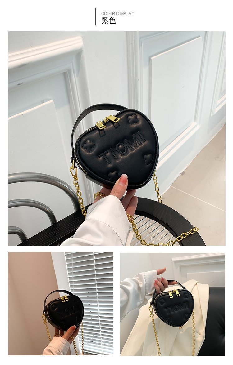 Shoulder Bag 2023 Niche Design Rhombic Chain Mini Love Messenger Bag Net Red Lipstick Bag_voghion.com