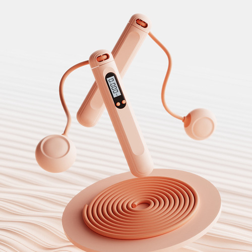 Wholesale adjustable jump rope for adults, smart counting sports equipment, weighted skipping rope without ropes