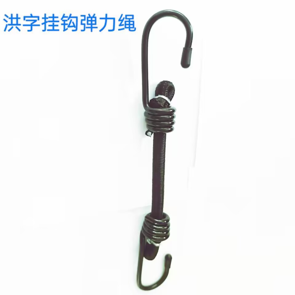 Los fabricantes suministran correa de equipaje vinculante cuerda gancho elástico cuerda elástica cinturón de apriete de carga puede ser de tamaño fijo