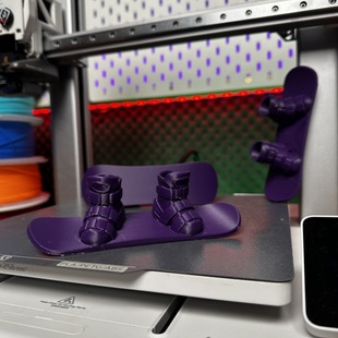 Cross-border New 3D Printing Decoration Finger Snowboard Valentine's Day Gift finger snowboardA24