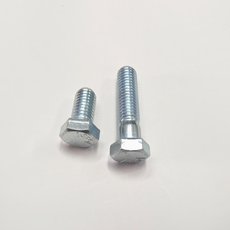 1 / 4 ~ 1 - 1 / 2 perno hexagonal galvanizado Grado 5 de los dientes gruesos EE.UU. Gran Bretaña Azul Zinc Blanco Grado 8.8 Hexagonal UNC