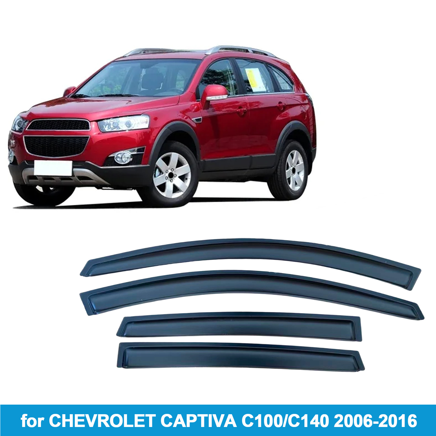 Chevrolet Captiva üçün yan pəncərə yağış qoruyucusu 2006-2016