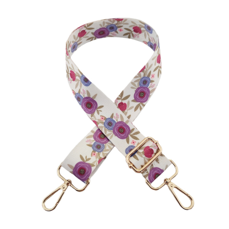 Daily Occasion Polyester Material All Seasons Polyester Flower Bag Strap